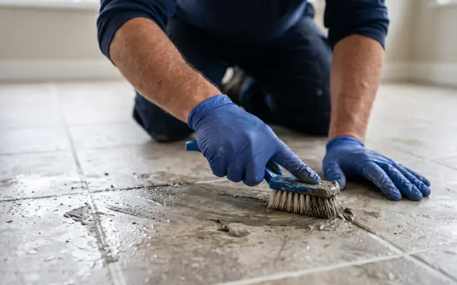 Joints et carrelage après travaux à Rennes