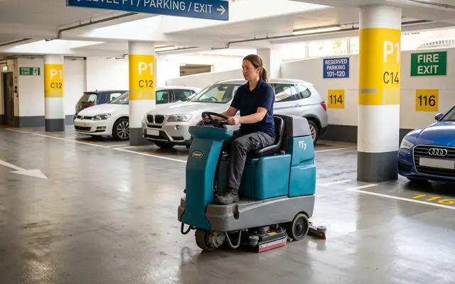 Nettoyage parking souterrain en copropriété à Rennes