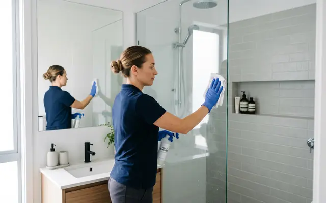 Miroirs & parois de douche — nettoyage vitres à Rennes