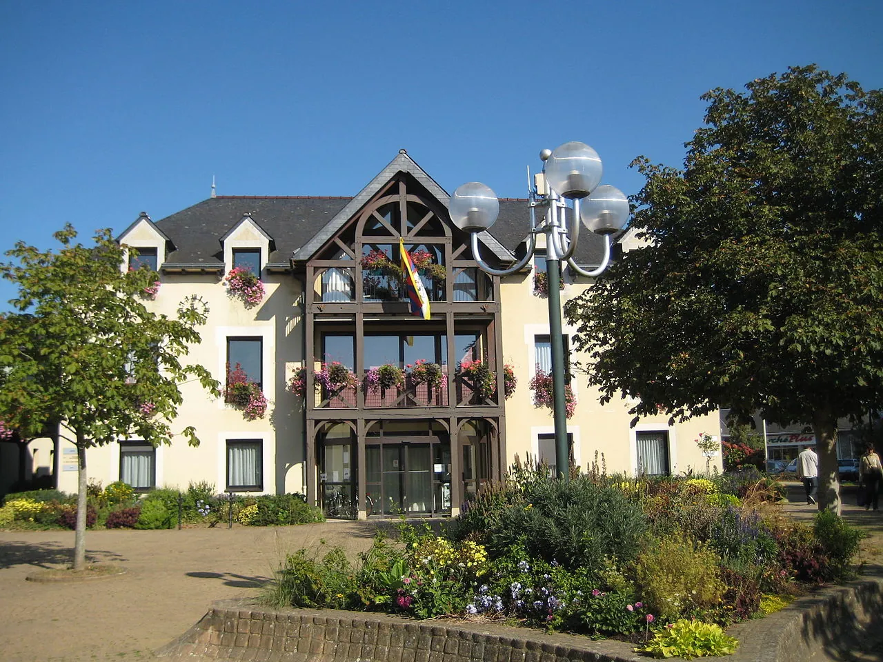 Mairie d'Acigné, commune à l'est de la métropole rennaise, Ille-et-Vilaine